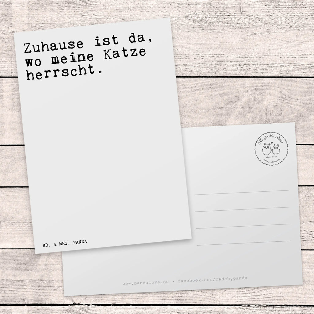 Postkarte Sprüche und Zitate Zuhause ist da, wo meine Katze herrscht. Postkarte, Karte, Geschenkkarte, Grußkarte, Einladung, Ansichtskarte, Geburtstagskarte, Einladungskarte, Dankeskarte, Ansichtskarten, Einladung Geburtstag, Einladungskarten Geburtstag, Spruch, Sprüche, lustige Sprüche, Weisheiten, Zitate, Spruch Geschenke, Spruch Sprüche Weisheiten Zitate Lustig Weisheit Worte