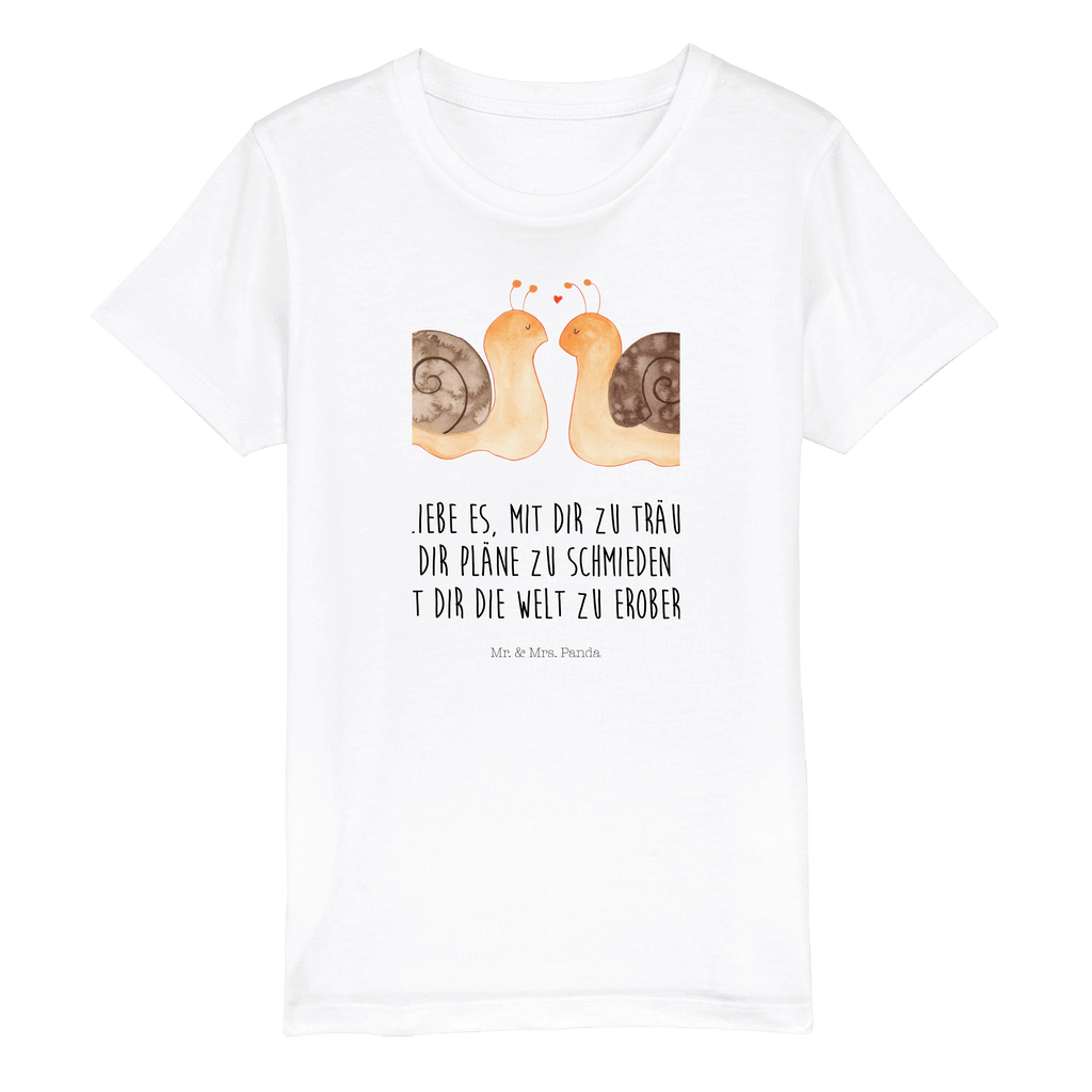 Organic Kinder T-Shirt Schnecken Liebe Kinder T-Shirt, Kinder T-Shirt Mädchen, Kinder T-Shirt Jungen, Liebe, Partner, Freund, Freundin, Ehemann, Ehefrau, Heiraten, Verlobung, Heiratsantrag, Liebesgeschenk, Jahrestag, Hocheitstag