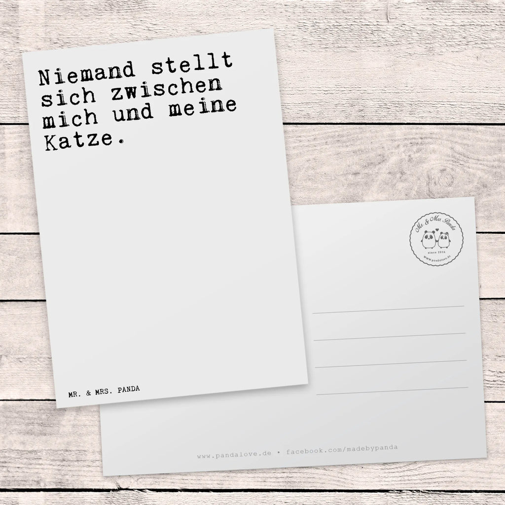 Postkarte Sprüche und Zitate Niemand stellt sich zwischen mich und meine Katze. Postkarte, Karte, Geschenkkarte, Grußkarte, Einladung, Ansichtskarte, Geburtstagskarte, Einladungskarte, Dankeskarte, Ansichtskarten, Einladung Geburtstag, Einladungskarten Geburtstag, Spruch, Sprüche, lustige Sprüche, Weisheiten, Zitate, Spruch Geschenke, Spruch Sprüche Weisheiten Zitate Lustig Weisheit Worte