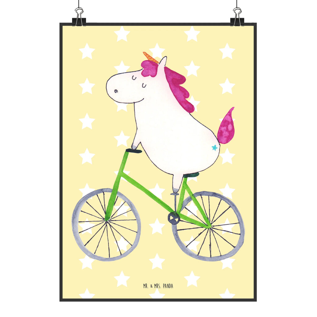 Poster Einhorn Radfahrer Poster, Wandposter, Bild, Wanddeko, Küchenposter, Kinderposter, Wanddeko Bild, Raumdekoration, Wanddekoration, Handgemaltes Poster, Mr. & Mrs. Panda Poster, Designposter, Kunstdruck, Posterdruck, Einhorn, Einhörner, Einhorn Deko, Pegasus, Unicorn, Radfahren, Radfahrer, Rad, Bike, Feenstaub, Konfetti, Luxusproblem, Kummer, Liebeskummer