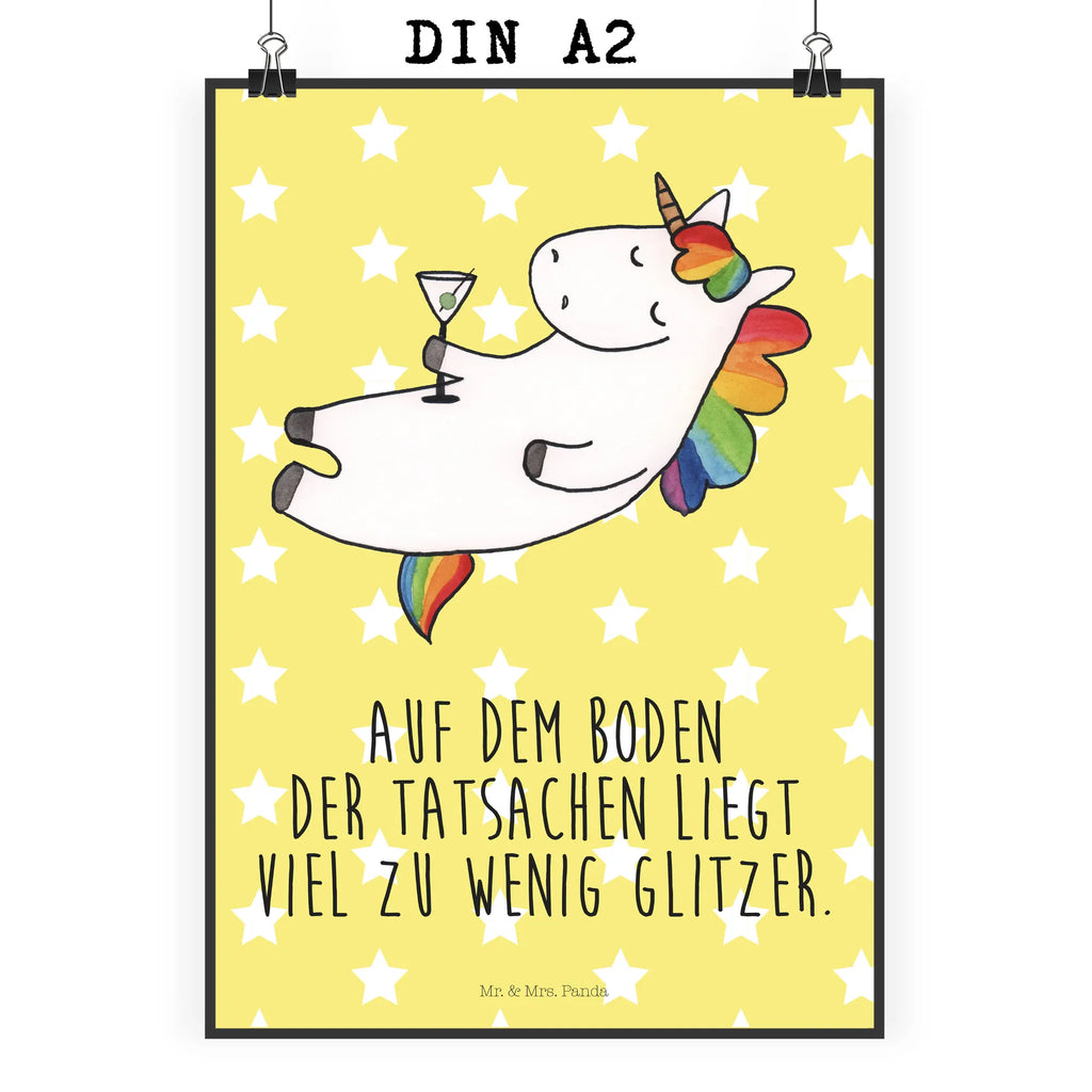 Poster Einhorn Cocktail Poster, Wandposter, Bild, Wanddeko, Küchenposter, Kinderposter, Wanddeko Bild, Raumdekoration, Wanddekoration, Handgemaltes Poster, Mr. & Mrs. Panda Poster, Designposter, Kunstdruck, Posterdruck, Einhorn, Einhörner, Einhorn Deko, Unicorn, Party, Spaß, Feiern, Caipirinha, Rum, Cuba Libre, Sekt, Freundin, Geburtstag, lustig, witzig, Spruch, Glitzer