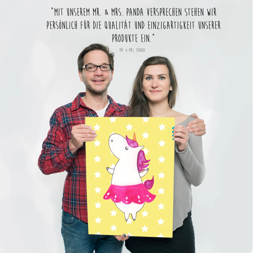 Poster Einhorn Ballerina Poster, Wandposter, Bild, Wanddeko, Küchenposter, Kinderposter, Wanddeko Bild, Raumdekoration, Wanddekoration, Handgemaltes Poster, Mr. & Mrs. Panda Poster, Designposter, Kunstdruck, Posterdruck, Einhorn, Einhörner, Einhorn Deko, Unicorn, Tanzen, Ballerina, Party, Wohnung, Spaß, Feiern, Geburtstag, Tänzerin, Lebenslust, Lebensfreude