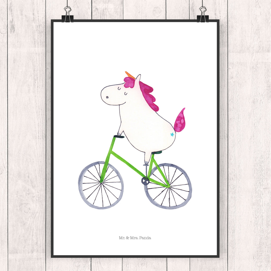 Poster Einhorn Radfahrer Poster, Wandposter, Bild, Wanddeko, Küchenposter, Kinderposter, Wanddeko Bild, Raumdekoration, Wanddekoration, Handgemaltes Poster, Mr. & Mrs. Panda Poster, Designposter, Kunstdruck, Posterdruck, Einhorn, Einhörner, Einhorn Deko, Pegasus, Unicorn, Radfahren, Radfahrer, Rad, Bike, Feenstaub, Konfetti, Luxusproblem, Kummer, Liebeskummer