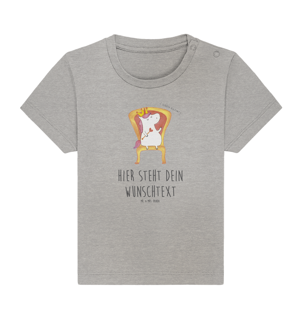 Personalisiertes Baby Shirt Einhorn König Personalisiertes Baby T-Shirt, Personalisiertes Jungen Baby T-Shirt, Personalisiertes Mädchen Baby T-Shirt, Personalisiertes Shirt, Einhorn, Einhörner, Einhorn Deko, Pegasus, Unicorn, König, Präsident, Bundeskanzler, Herrscher, Kaiser, Prinzessin, Krone