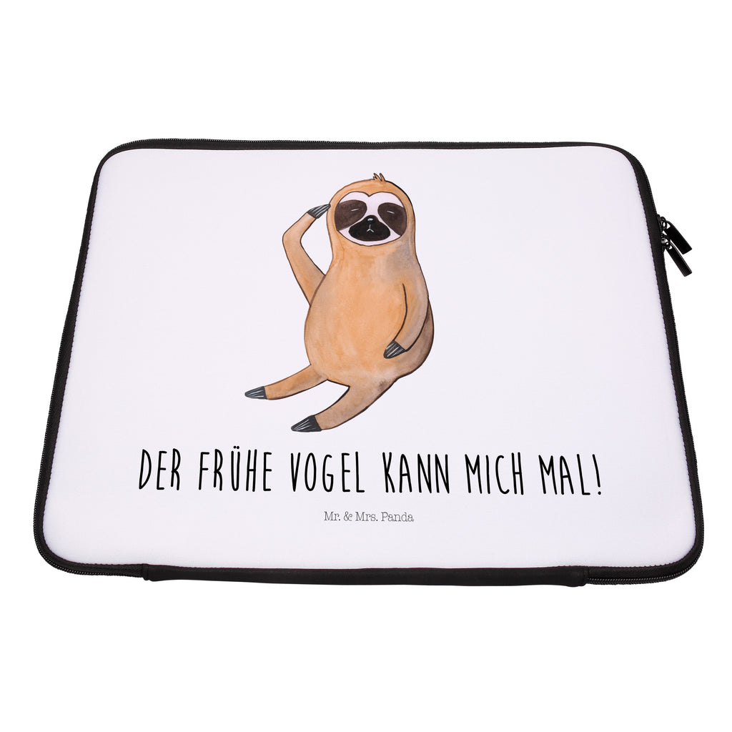 Notebook Tasche Faultier Vogel zeigen Notebook Tasche, Laptop, Computertasche, Tasche, Notebook-Tasche, Notebook-Reisehülle, Notebook Schutz, Faultier, Faultier Geschenk, Faultier Deko, Faultiere, faul, Lieblingstier, Spinner, früher Vogel, der frühe Vogel, Frühaufsteher, Morgenmuffel, Vogel, Faultierwelt