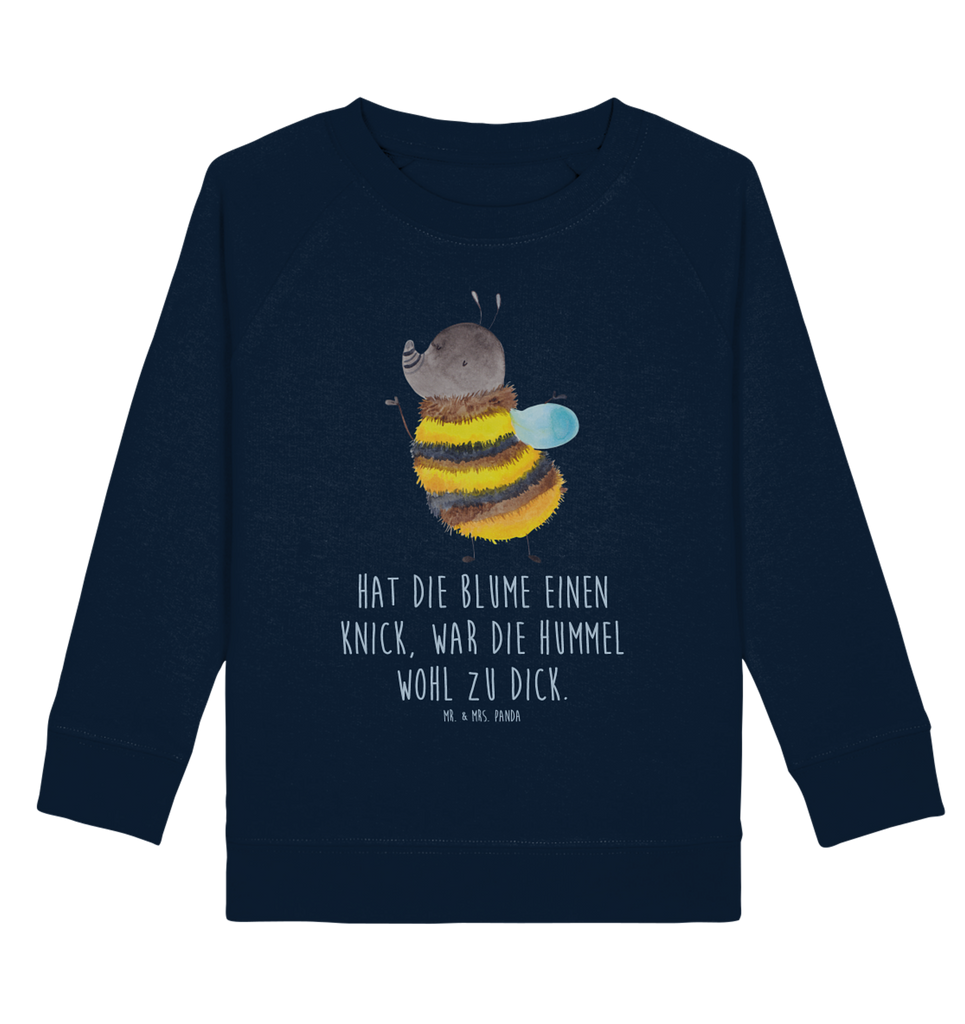 Organic Kinder Pullover Hummel flauschig Kinder Pullover, Kinder Sweatshirt, Jungen, Mädchen, Tiermotive, Gute Laune, lustige Sprüche, Tiere, Hummel, Flauschig, Biene, Blume, Natur