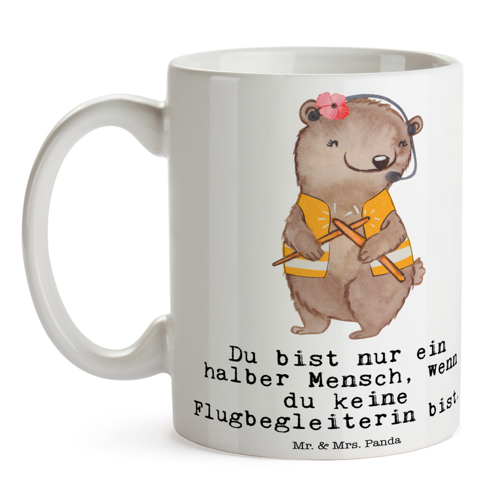 Tasse Flugbegleiterin mit Herz Tasse, Kaffeetasse, Teetasse, Becher, Kaffeebecher, Teebecher, Keramiktasse, Porzellantasse, Büro Tasse, Geschenk Tasse, Tasse Sprüche, Tasse Motive, Kaffeetassen, Tasse bedrucken, Designer Tasse, Cappuccino Tassen, Schöne Teetassen, Beruf, Ausbildung, Jubiläum, Abschied, Rente, Kollege, Kollegin, Geschenk, Schenken, Arbeitskollege, Mitarbeiter, Firma, Danke, Dankeschön, Flugbegleiterin, Stewardess, Flugstewardess, Flight-Attendant