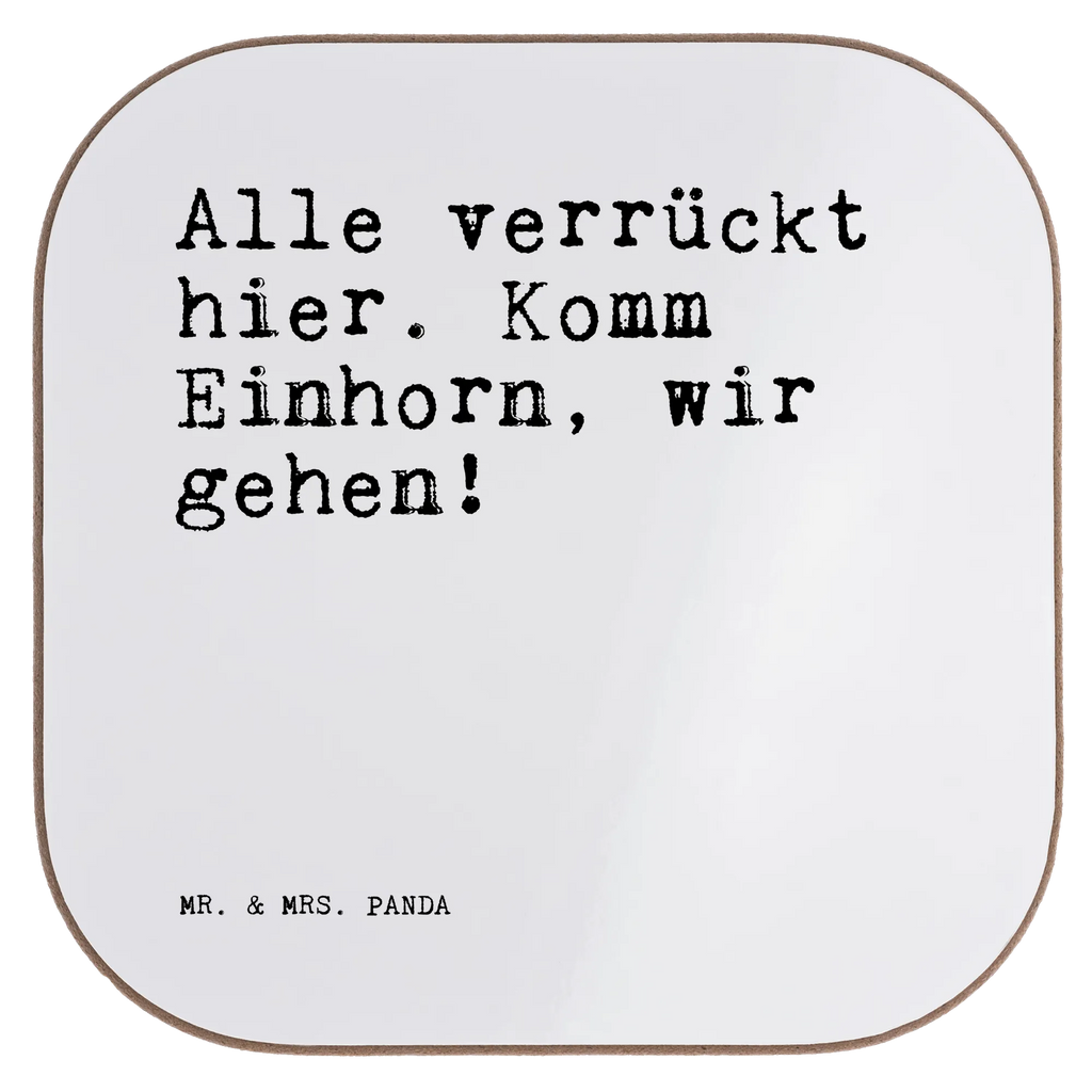 Quadratische Untersetzer Sprüche und Zitate Alle verrückt hier. Komm Einhorn, wir gehen! Untersetzer, Bierdeckel, Glasuntersetzer, Untersetzer Gläser, Getränkeuntersetzer, Untersetzer aus Holz, Untersetzer für Gläser, Korkuntersetzer, Untersetzer Holz, Holzuntersetzer, Tassen Untersetzer, Untersetzer Design, Spruch, Sprüche, lustige Sprüche, Weisheiten, Zitate, Spruch Geschenke, Spruch Sprüche Weisheiten Zitate Lustig Weisheit Worte