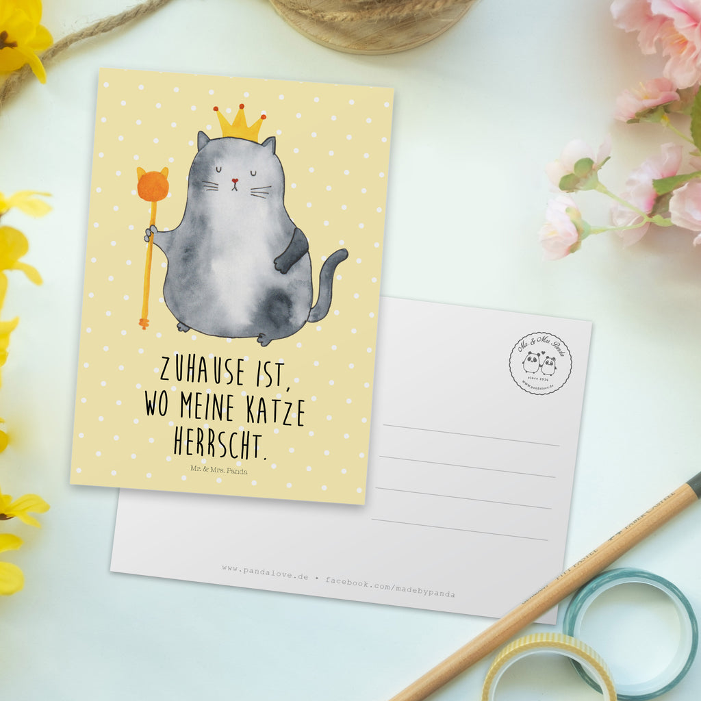 Postkarte Katze König Postkarte, Karte, Geschenkkarte, Grußkarte, Einladung, Ansichtskarte, Geburtstagskarte, Einladungskarte, Dankeskarte, Ansichtskarten, Einladung Geburtstag, Einladungskarten Geburtstag, Katze, Katzenmotiv, Katzenfan, Katzendeko, Katzenfreund, Katzenliebhaber, Katzenprodukte, Katzenartikel, Katzenaccessoires, Katzensouvenirs, Katzenliebhaberprodukte, Katzenmotive, Katzen, Kater, Mietze, Cat, Cats, Katzenhalter, Katzenbesitzerin, Haustier, König, Königin, Queen, Familie, Mietzhaus, Wohnung, erste eigenen Wohnung, Umzug, Einzug