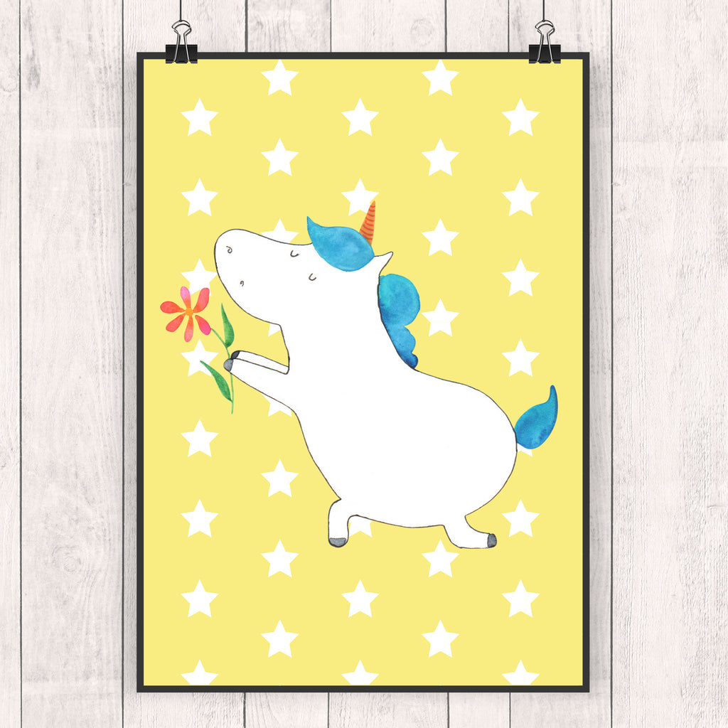 Poster Einhorn Blume Poster, Wandposter, Bild, Wanddeko, Küchenposter, Kinderposter, Wanddeko Bild, Raumdekoration, Wanddekoration, Handgemaltes Poster, Mr. & Mrs. Panda Poster, Designposter, Kunstdruck, Posterdruck, Einhorn, Einhörner, Einhorn Deko, Pegasus, Unicorn, Liebe, Liebesbeweis, Antrag, Heiratsantrag, Verlobung, Ehepaar, Pärchen, Partner, Freund, Freundin, Ehe, heiraten