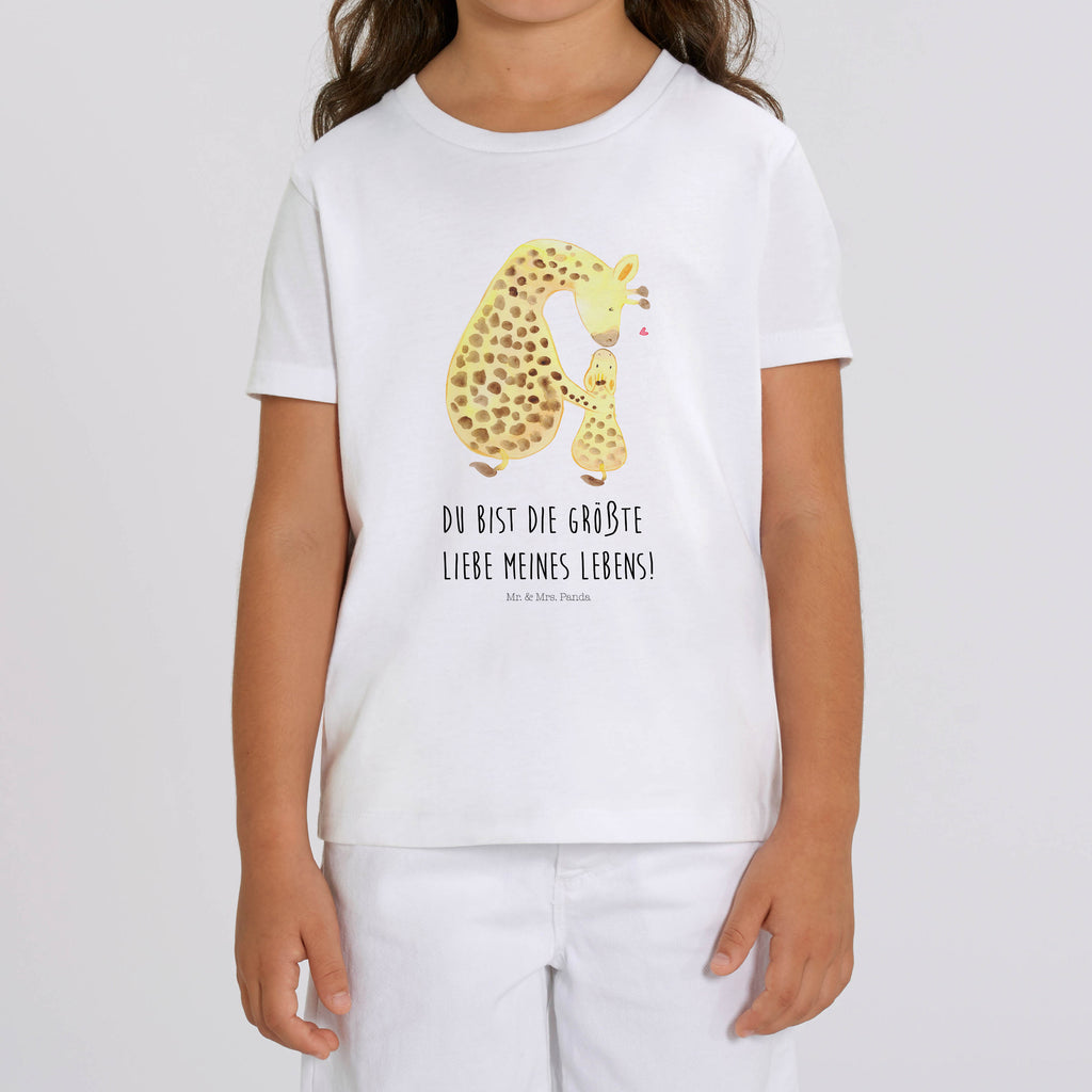 Organic Kinder T-Shirt Giraffe Kind Kinder T-Shirt, Kinder T-Shirt Mädchen, Kinder T-Shirt Jungen, Afrika, Wildtiere, Giraffe, Kind, Mutter, Mama, Tochter, Sohn, Lieblingsmensch