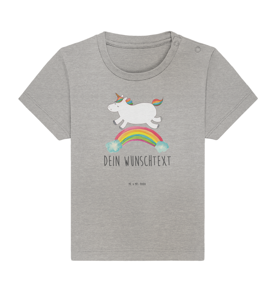 Personalisiertes Baby Shirt Einhorn Regenbogen Personalisiertes Baby T-Shirt, Personalisiertes Jungen Baby T-Shirt, Personalisiertes Mädchen Baby T-Shirt, Personalisiertes Shirt, Einhorn, Einhörner, Einhorn Deko, Pegasus, Unicorn, Regenbogen, Glitzer, Einhornpower, Erwachsenwerden, Einhornautobahn