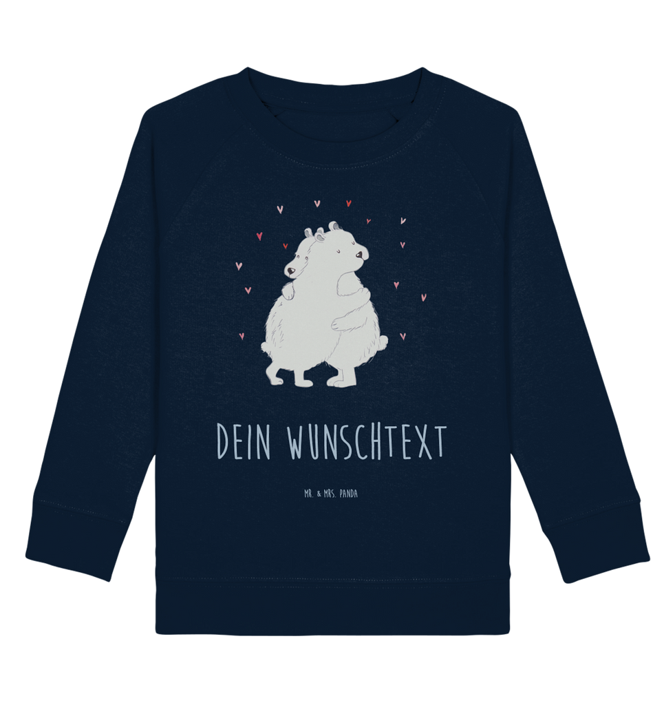 Personalisierter Kinder Pullover Eisbär Umarmen Personalisierter Kinder Pullover, Personalisiertes Kinder Sweatshirt, Jungen, Mädchen, Tiermotive, Gute Laune, lustige Sprüche, Tiere