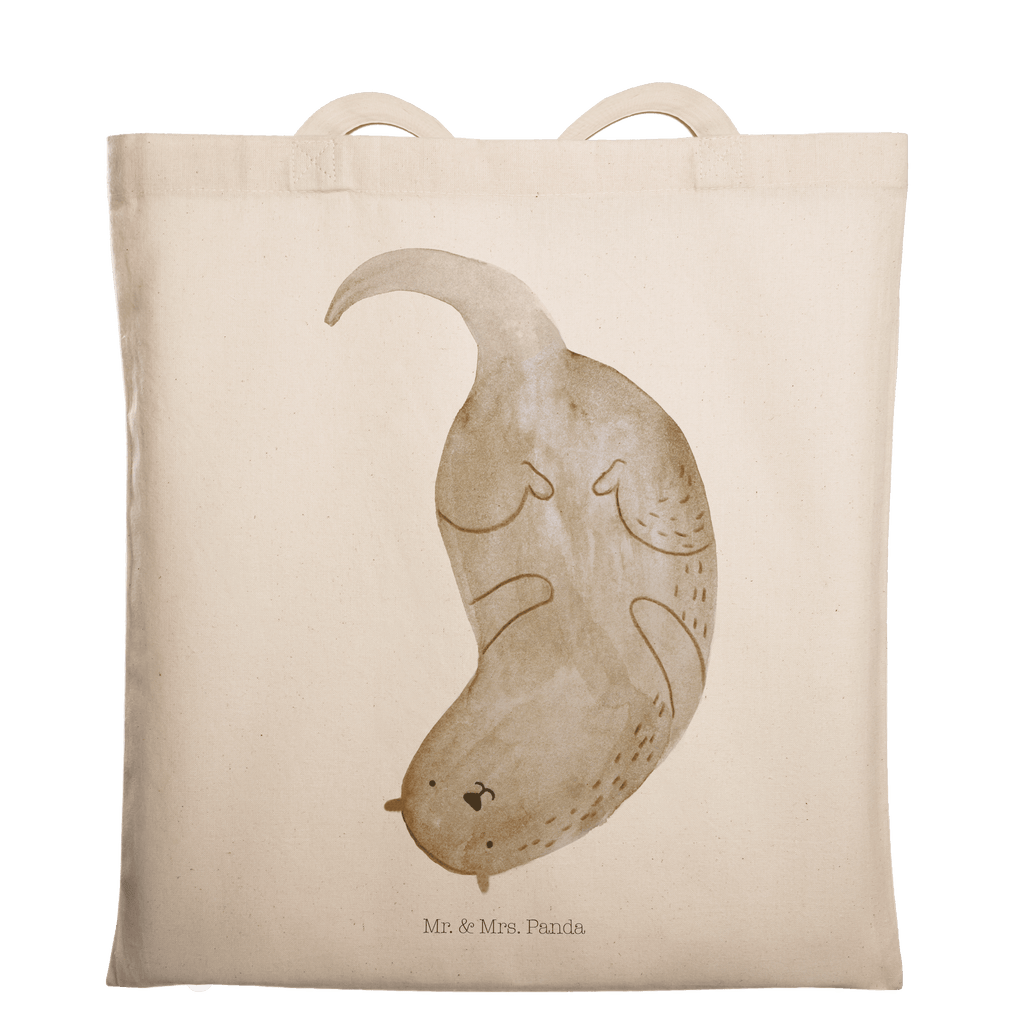 Tragetasche Otter Kopfüber Beuteltasche, Beutel, Einkaufstasche, Jutebeutel, Stoffbeutel, Tasche, Shopper, Umhängetasche, Strandtasche, Schultertasche, Stofftasche, Tragetasche, Badetasche, Jutetasche, Einkaufstüte, Laptoptasche, Otter, Fischotter, Seeotter, Otter Seeotter See Otter