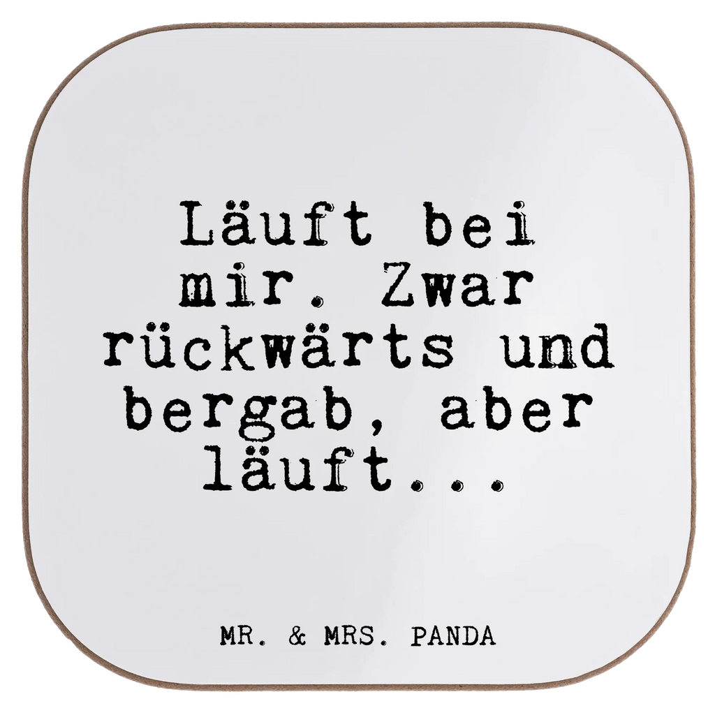 Quadratische Untersetzer Fun Talk Läuft bei mir. Zwar rückwärts und bergab, aber läuft... Untersetzer, Bierdeckel, Glasuntersetzer, Untersetzer Gläser, Getränkeuntersetzer, Untersetzer aus Holz, Untersetzer für Gläser, Korkuntersetzer, Untersetzer Holz, Holzuntersetzer, Tassen Untersetzer, Untersetzer Design, Spruch, Sprüche, lustige Sprüche, Weisheiten, Zitate, Spruch Geschenke, Glizer Spruch Sprüche Weisheiten Zitate Lustig Weisheit Worte