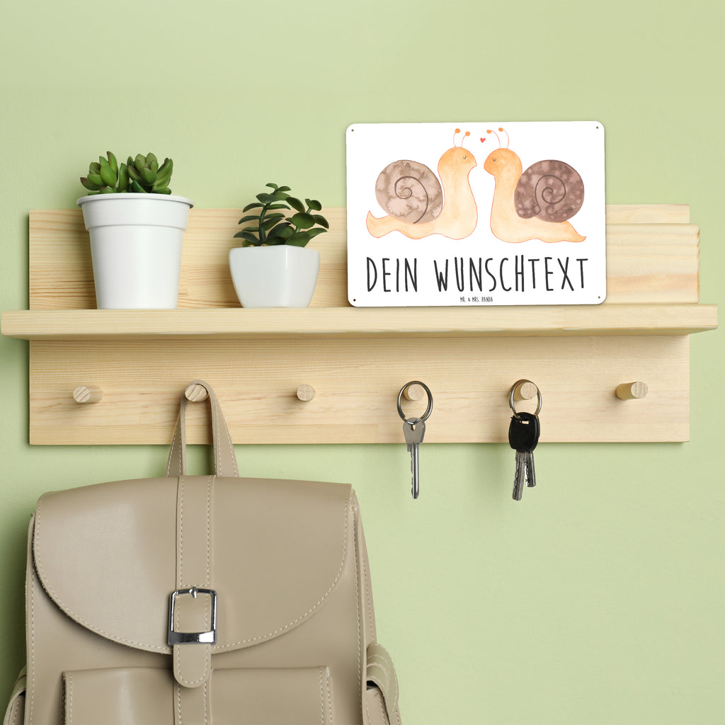 Personalisiertes Blechschild Schnecken Liebe Blechschild, Metallschild, Geschenk Schild, Schild, Magnet-Metall-Schild, Deko Schild, Wandschild, Wand-Dekoration, Türschild, Liebe, Partner, Freund, Freundin, Ehemann, Ehefrau, Heiraten, Verlobung, Heiratsantrag, Liebesgeschenk, Jahrestag, Hocheitstag