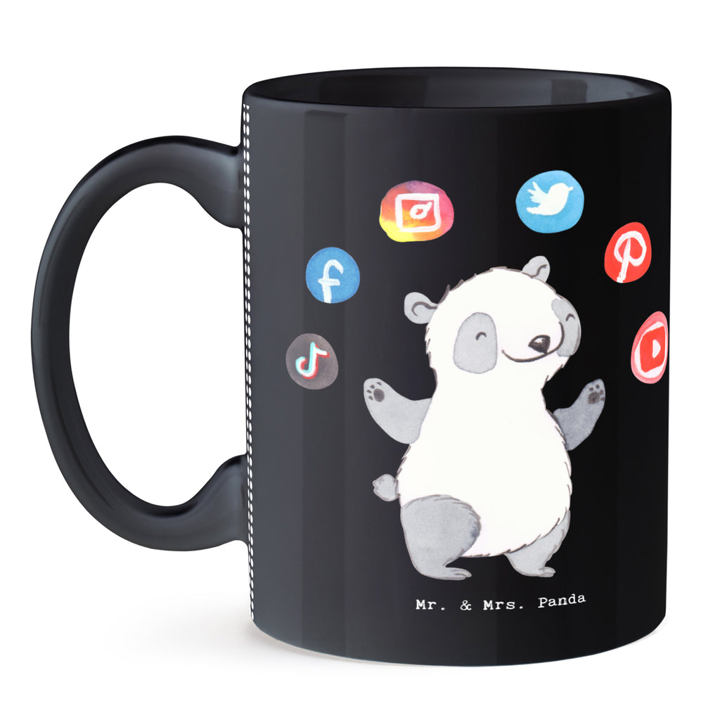 Tasse Social Media Manager mit Herz Tasse, Kaffeetasse, Teetasse, Becher, Kaffeebecher, Teebecher, Keramiktasse, Porzellantasse, Büro Tasse, Geschenk Tasse, Tasse Sprüche, Tasse Motive, Beruf, Ausbildung, Jubiläum, Abschied, Rente, Kollege, Kollegin, Geschenk, Schenken, Arbeitskollege, Mitarbeiter, Firma, Danke, Dankeschön