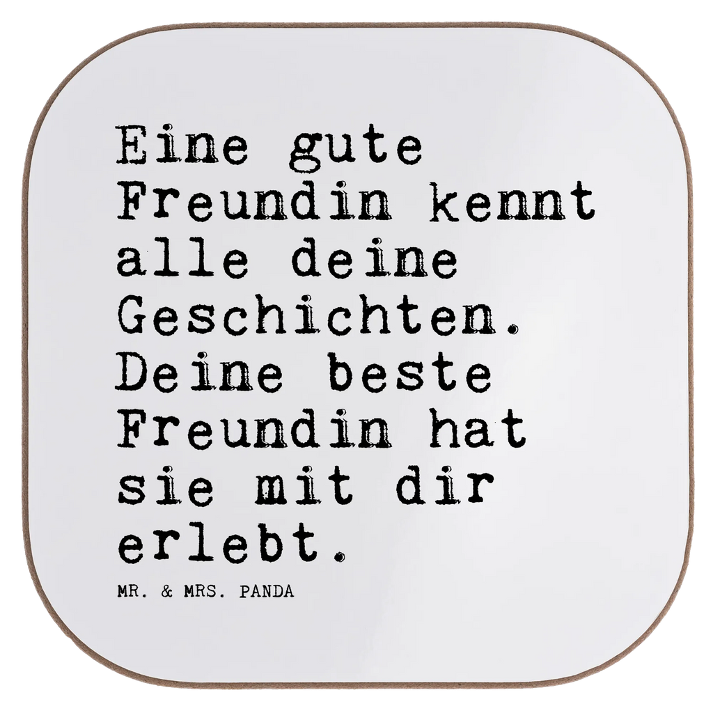 Quadratische Untersetzer Sprüche und Zitate Eine gute Freundin kennt alle deine Geschichten. Deine beste Freundin hat sie mit dir erlebt. Untersetzer, Bierdeckel, Glasuntersetzer, Untersetzer Gläser, Getränkeuntersetzer, Untersetzer aus Holz, Untersetzer für Gläser, Korkuntersetzer, Untersetzer Holz, Holzuntersetzer, Tassen Untersetzer, Untersetzer Design, Spruch, Sprüche, lustige Sprüche, Weisheiten, Zitate, Spruch Geschenke, Spruch Sprüche Weisheiten Zitate Lustig Weisheit Worte