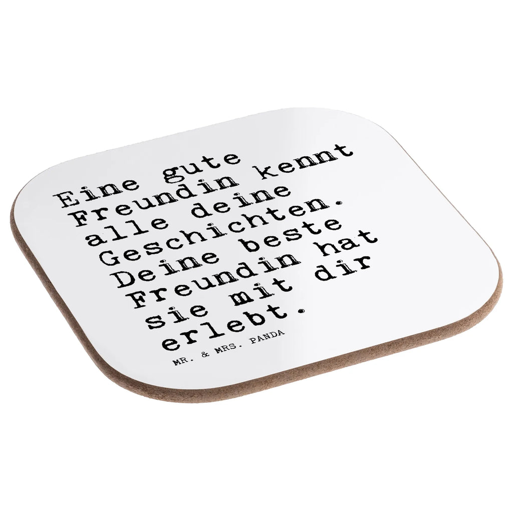 Quadratische Untersetzer Sprüche und Zitate Eine gute Freundin kennt alle deine Geschichten. Deine beste Freundin hat sie mit dir erlebt. Untersetzer, Bierdeckel, Glasuntersetzer, Untersetzer Gläser, Getränkeuntersetzer, Untersetzer aus Holz, Untersetzer für Gläser, Korkuntersetzer, Untersetzer Holz, Holzuntersetzer, Tassen Untersetzer, Untersetzer Design, Spruch, Sprüche, lustige Sprüche, Weisheiten, Zitate, Spruch Geschenke, Spruch Sprüche Weisheiten Zitate Lustig Weisheit Worte