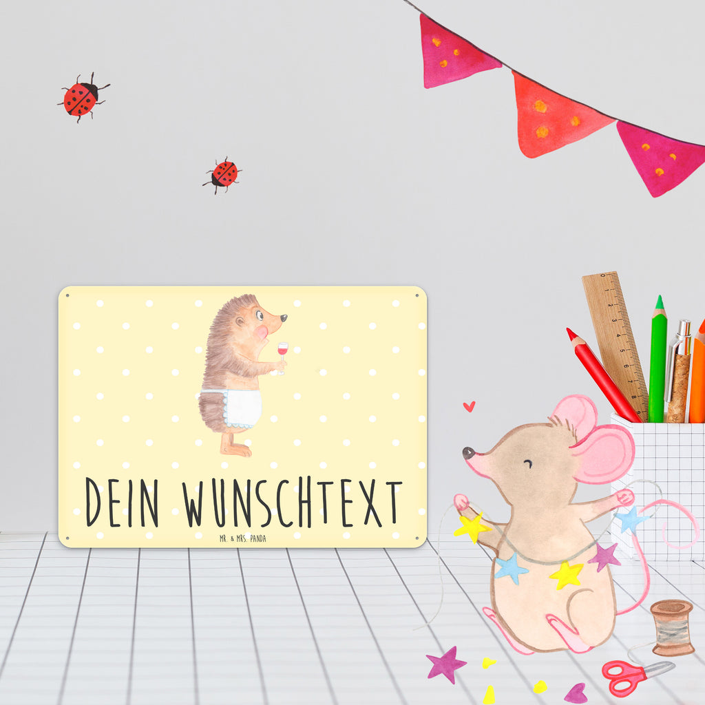 Personalisiertes Blechschild Igel Wein Blechschild, Metallschild, Geschenk Schild, Schild, Magnet-Metall-Schild, Deko Schild, Wandschild, Wand-Dekoration, Türschild, Tiermotive, Gute Laune, lustige Sprüche, Tiere, Wein Spruch, Igel, Geschenk Weintrinker, Geschenk Weinliebhaber, Wein Deko, Weinglas, Rotwein, Weißwein, Wein trinken