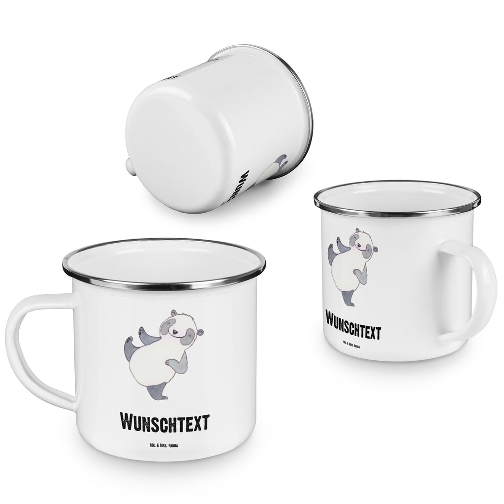 Personalisierte Emaille Tasse Panda Kampfkunst Tage Emaille Tasse personalisiert, Emaille Tasse mit Namen, Campingtasse personalisiert, Namenstasse, Campingtasse bedrucken, Campinggeschirr personalsisert, Geschenk, Sport, Sportart, Hobby, Schenken, Danke, Dankeschön, Auszeichnung, Gewinn, Sportler, Kampfkunst, Kampfsportarten, Selbstverteidigung