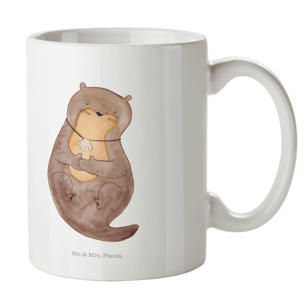 Tasse Otter Muschel Tasse, Kaffeetasse, Teetasse, Becher, Kaffeebecher, Teebecher, Keramiktasse, Porzellantasse, Büro Tasse, Geschenk Tasse, Tasse Sprüche, Tasse Motive, Kaffeetassen, Tasse bedrucken, Designer Tasse, Cappuccino Tassen, Schöne Teetassen, Otter, Fischotter, Seeotter, Otterliebe, grübeln, träumen, Motivation, Tagträumen, Büro