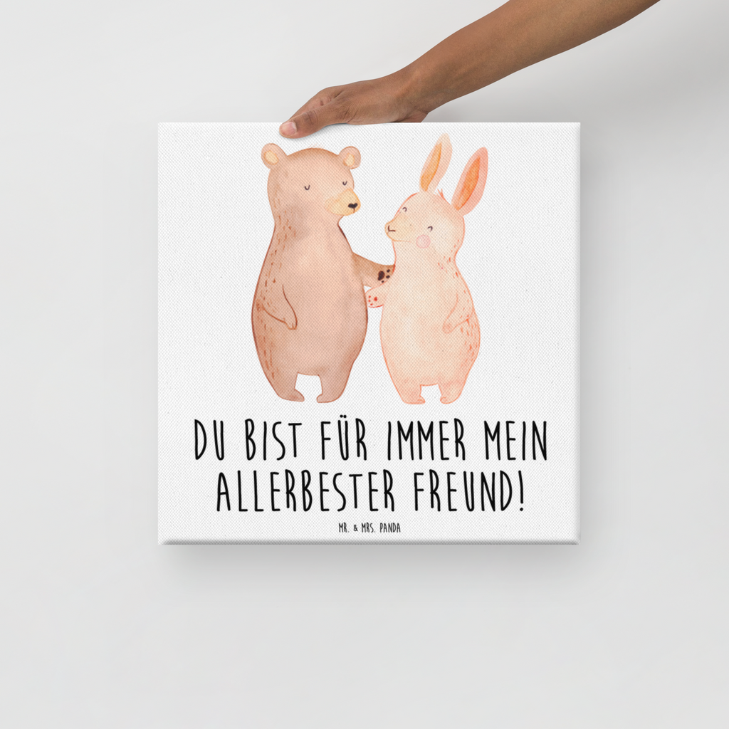 Leinwand Bild Bär und Hase Umarmen Leinwand, Bild, Kunstdruck, Wanddeko, Dekoration, Liebe, Partner, Freund, Freundin, Ehemann, Ehefrau, Heiraten, Verlobung, Heiratsantrag, Liebesgeschenk, Jahrestag, Hocheitstag, Freunde, bester Freund, Hase, Bär, Bärchen, best friends