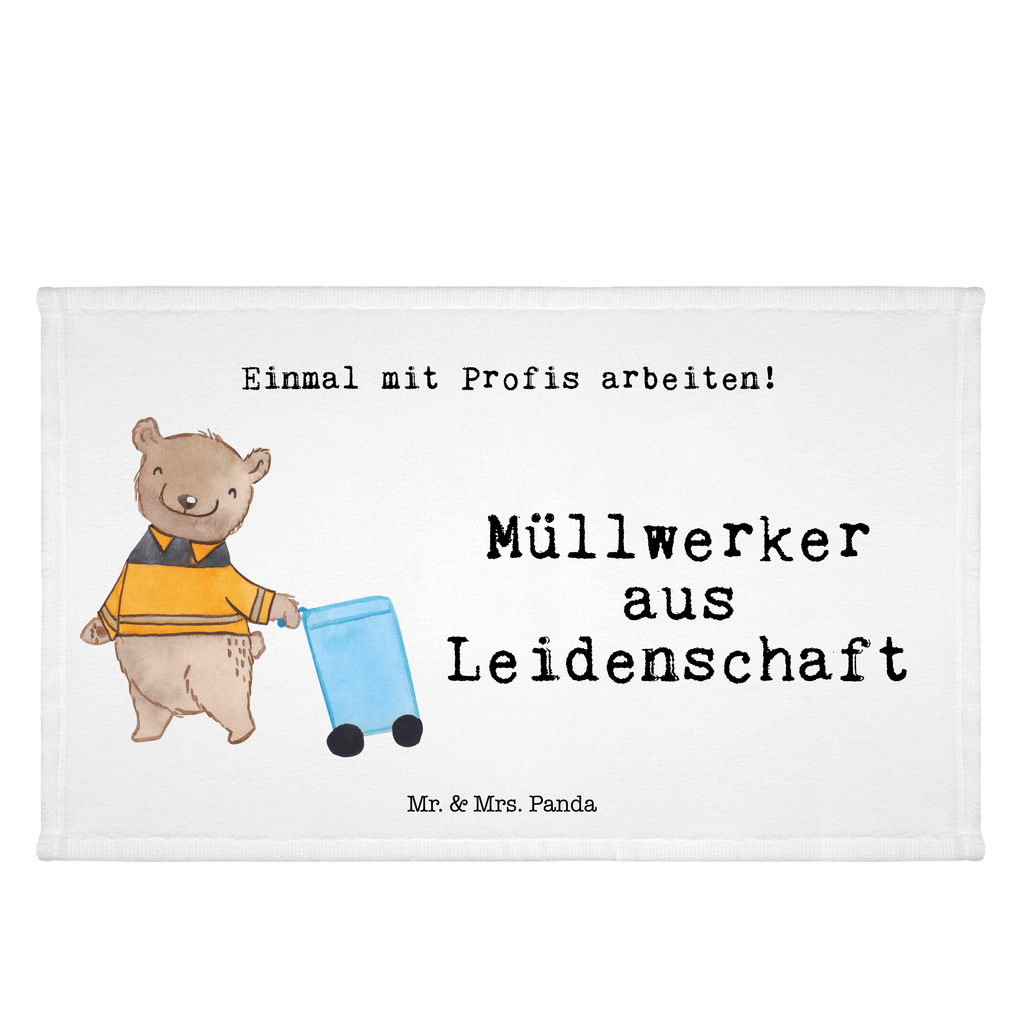 Handtuch Müllwerker aus Leidenschaft Gästetuch, Reisehandtuch, Sport Handtuch, Frottier, Kinder Handtuch, Beruf, Ausbildung, Jubiläum, Abschied, Rente, Kollege, Kollegin, Geschenk, Schenken, Arbeitskollege, Mitarbeiter, Firma, Danke, Dankeschön, Müllwerker, Fachkraft Kreislauf- und Abfallwirtschaft, Müllentsorger, Kehrichtmann, Müllmann, Müllfahrer