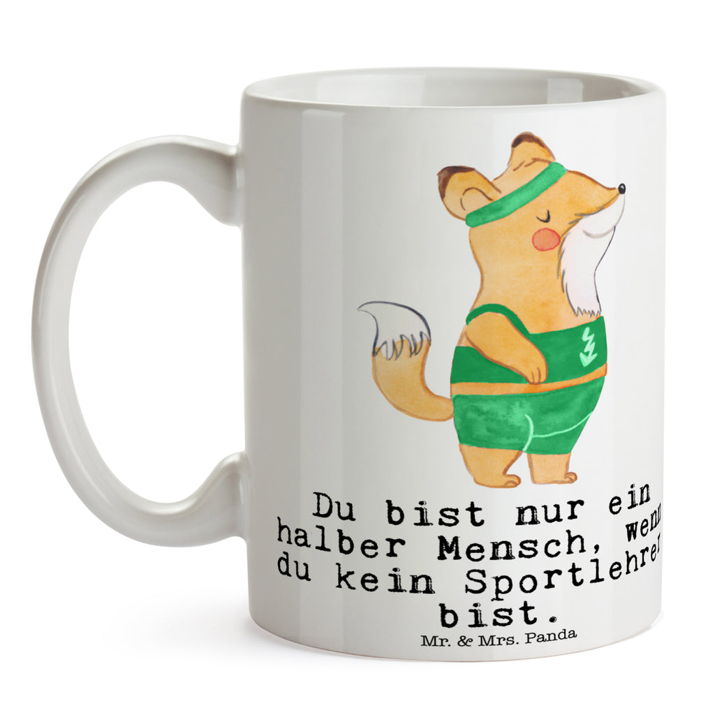 Tasse Sportlehrer mit Herz Tasse, Kaffeetasse, Teetasse, Becher, Kaffeebecher, Teebecher, Keramiktasse, Porzellantasse, Büro Tasse, Geschenk Tasse, Tasse Sprüche, Tasse Motive, Kaffeetassen, Tasse bedrucken, Designer Tasse, Cappuccino Tassen, Schöne Teetassen, Beruf, Ausbildung, Jubiläum, Abschied, Rente, Kollege, Kollegin, Geschenk, Schenken, Arbeitskollege, Mitarbeiter, Firma, Danke, Dankeschön