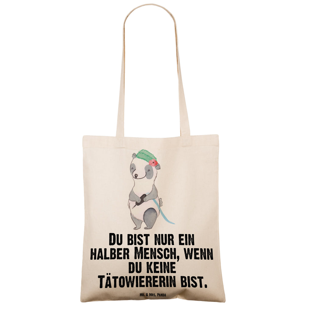 Tragetasche Tätowiererin mit Herz Beuteltasche, Beutel, Einkaufstasche, Jutebeutel, Stoffbeutel, Tasche, Shopper, Umhängetasche, Strandtasche, Schultertasche, Stofftasche, Tragetasche, Badetasche, Jutetasche, Einkaufstüte, Laptoptasche, Beruf, Ausbildung, Jubiläum, Abschied, Rente, Kollege, Kollegin, Geschenk, Schenken, Arbeitskollege, Mitarbeiter, Firma, Danke, Dankeschön