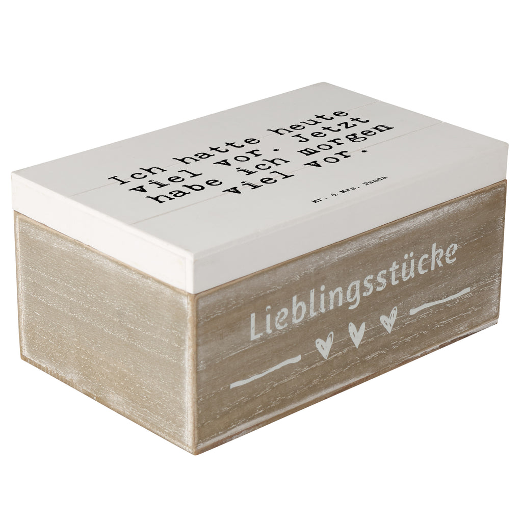 Holzkiste Sprüche und Zitate Ich hatte heute viel vor. Jetzt habe ich morgen viel vor. Holzkiste, Kiste, Schatzkiste, Truhe, Schatulle, XXL, Erinnerungsbox, Erinnerungskiste, Dekokiste, Aufbewahrungsbox, Geschenkbox, Geschenkdose, Spruch, Sprüche, lustige Sprüche, Weisheiten, Zitate, Spruch Geschenke, Spruch Sprüche Weisheiten Zitate Lustig Weisheit Worte