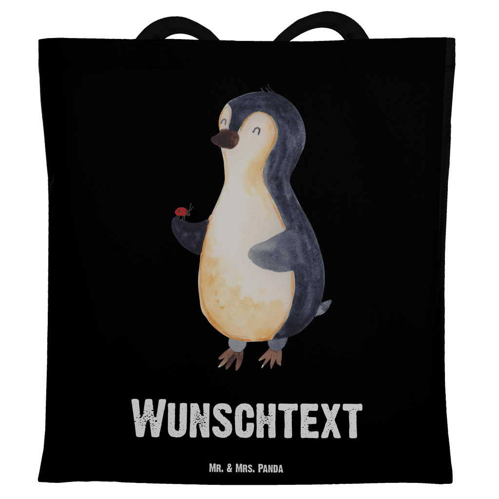 Personalisierte Tragetasche Pinguin Marienkäfer Personalisierte Beuteltasche, Personalisierter Beutel, Personalisierte Einkaufstasche, Personalisierter Jutebeutel, Personalisierter Stoffbeutel, Tragetasche mit Namen, Einkaufstasche mit Namen, Stoffbeutel mit Namen, Personalisierte Tasche, Personalisierte Jutetasche, Personalisierte Kindergartentasche, Pinguin, Pinguine, Marienkäfer, Liebe, Wunder, Glück, Freude, Lebensfreude