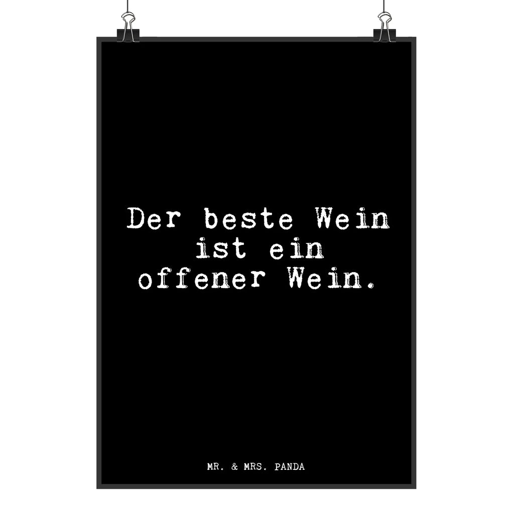 Poster Der beste Wein ist... Poster, Wandposter, Bild, Wanddeko, Küchenposter, Kinderposter, Wanddeko Bild, Raumdekoration, Wanddekoration, Handgemaltes Poster, Mr. & Mrs. Panda Poster, Designposter, Kunstdruck, Posterdruck, Spruch, Sprüche, lustige Sprüche, Weisheiten, Zitate, Spruch Geschenke, Glizer Spruch Sprüche Weisheiten Zitate Lustig Weisheit Worte