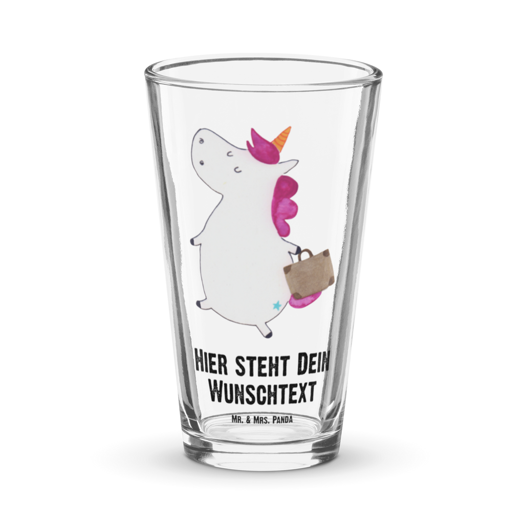 Personalisiertes Trinkglas Einhorn Koffer Personalisiertes Trinkglas, Personalisiertes Glas, Personalisiertes Pint Glas, Personalisiertes Bierglas, Personalisiertes Cocktail Glas, Personalisiertes Wasserglas, Glas mit Namen, Glas selber bedrucken, Wunschtext, Selbst drucken, Wunschname, Einhorn, Einhörner, Einhorn Deko, Pegasus, Unicorn, unicorn, Koffer, Verreisen, Reise, Gepäck, Abenteuer, Erwachsen, Kind, albern, Spaß, lustig, witzig