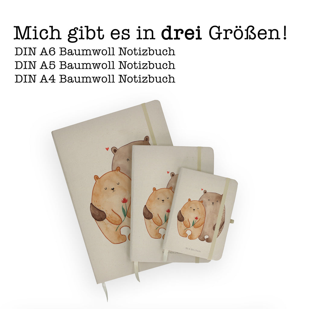 Baumwoll Notizbuch Bären Liebe Notizen, Eintragebuch, Tagebuch, Notizblock, Adressbuch, Journal, Kladde, Skizzenbuch, Notizheft, Schreibbuch, Schreibheft, Liebe, Partner, Freund, Freundin, Ehemann, Ehefrau, Heiraten, Verlobung, Heiratsantrag, Liebesgeschenk, Jahrestag, Hocheitstag, Verliebt, Verlobt, Verheiratet, Geschenk Freundin, Geschenk Freund, Liebesbeweis, Hochzeitstag, Geschenk Hochzeit, Bären, Bärchen, Bär