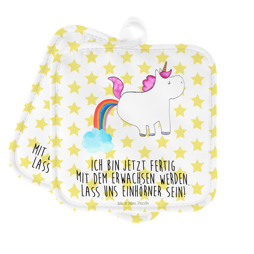 2er Set Topflappen  Einhorn Pupsend Topflappen, Topfuntersetzer, Ofenhandschuh, Topflappen Set, Topflappen lustig, Topflappen mit Spruch, Ofenhandschuhe, Topfhandschuhe, Topfhandschuh, Topflappenset, Topflappen 2er Set, Schöne Topflappen, Einhorn, Einhörner, Einhorn Deko, Pegasus, Unicorn, Pups, Regenbogen, Glitzer, Einhornpower, Erwachsenwerden, Spaß, lustig, Freundin