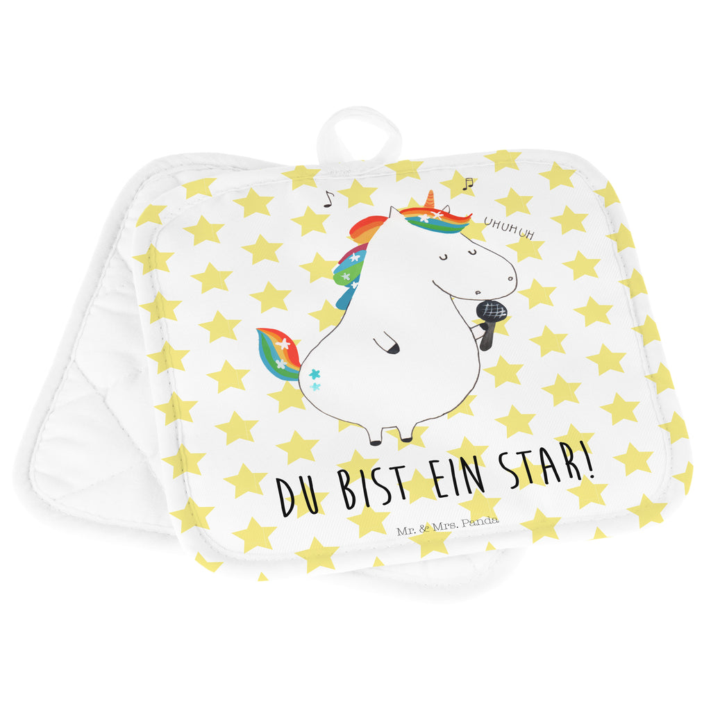 2er Set Topflappen  Einhorn Sänger Topflappen, Topfuntersetzer, Ofenhandschuh, Topflappen Set, Topflappen lustig, Topflappen mit Spruch, Ofenhandschuhe, Topfhandschuhe, Topfhandschuh, Topflappenset, Topflappen 2er Set, Schöne Topflappen, Einhorn, Einhörner, Einhorn Deko, Pegasus, Unicorn, Glitzer, Konfetti, Party, Geburtstag, Feier, Fest, Disco, Sängerin, Sänger, Freundin