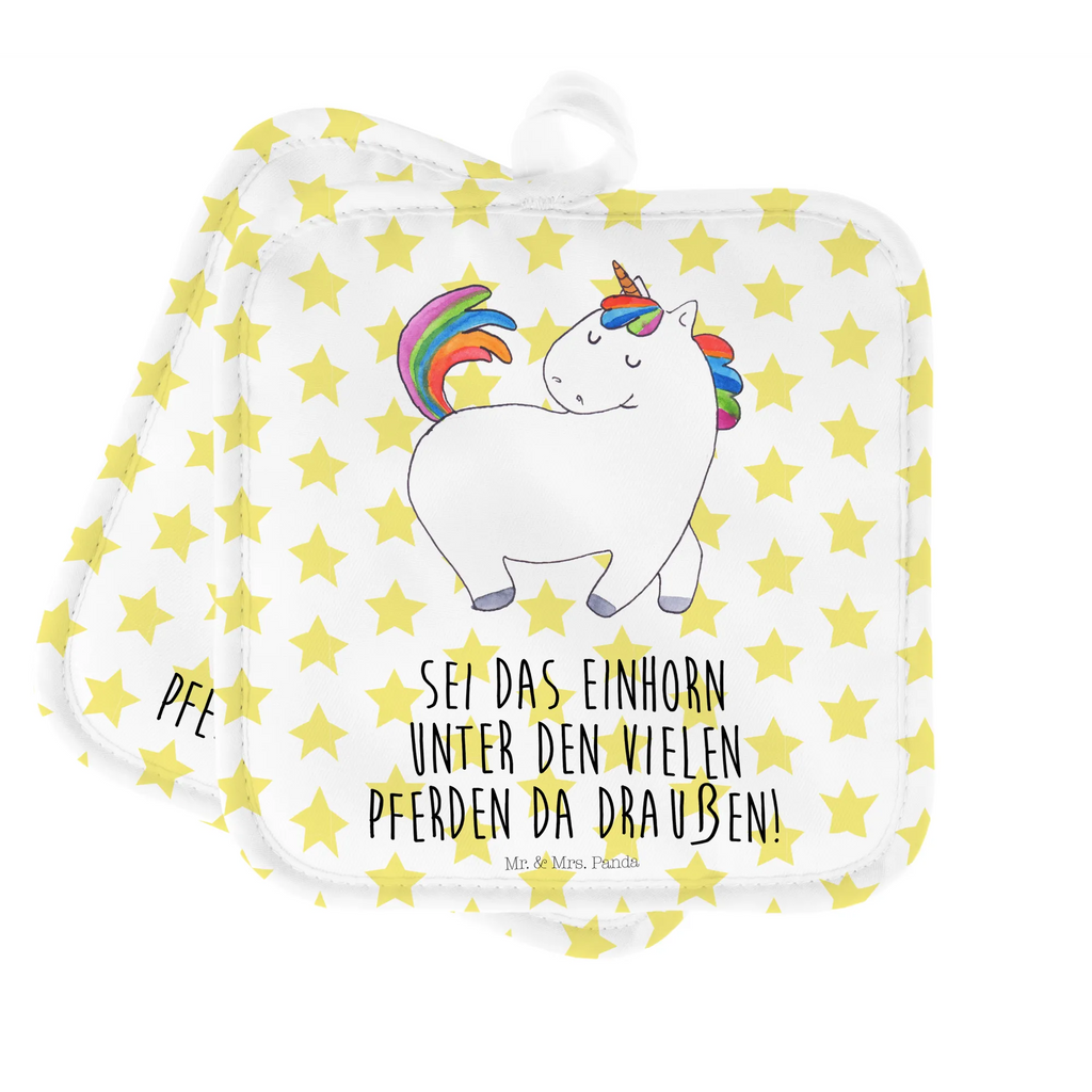 2er Set Topflappen  Einhorn Stolzieren Topflappen, Topfuntersetzer, Ofenhandschuh, Topflappen Set, Topflappen lustig, Topflappen mit Spruch, Ofenhandschuhe, Topfhandschuhe, Topfhandschuh, Topflappenset, Topflappen 2er Set, Schöne Topflappen, Einhorn, Einhörner, Einhorn Deko, Pegasus, Unicorn, stolz, anders, bunt, Pferd, Reiter, Reiten, Freundin, Geschenk