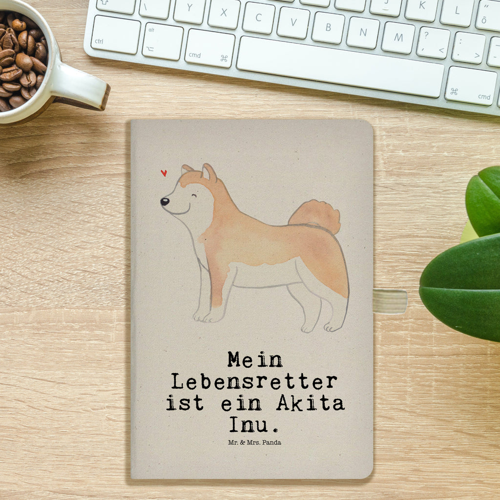 Baumwoll Notizbuch Akita Inu Lebensretter Notizen, Eintragebuch, Tagebuch, Notizblock, Adressbuch, Journal, Kladde, Skizzenbuch, Notizheft, Schreibbuch, Schreibheft, Hund, Hunderasse, Rassehund, Hundebesitzer, Geschenk, Tierfreund, Schenken, Welpe