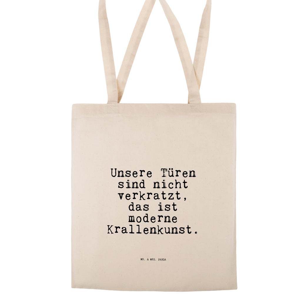 Tragetasche Unsere Türen sind nicht... Beuteltasche, Beutel, Einkaufstasche, Jutebeutel, Stoffbeutel, Tasche, Shopper, Umhängetasche, Strandtasche, Schultertasche, Stofftasche, Tragetasche, Badetasche, Jutetasche, Einkaufstüte, Laptoptasche, Spruch, Sprüche, lustige Sprüche, Weisheiten, Zitate, Spruch Geschenke, Spruch Sprüche Weisheiten Zitate Lustig Weisheit Worte