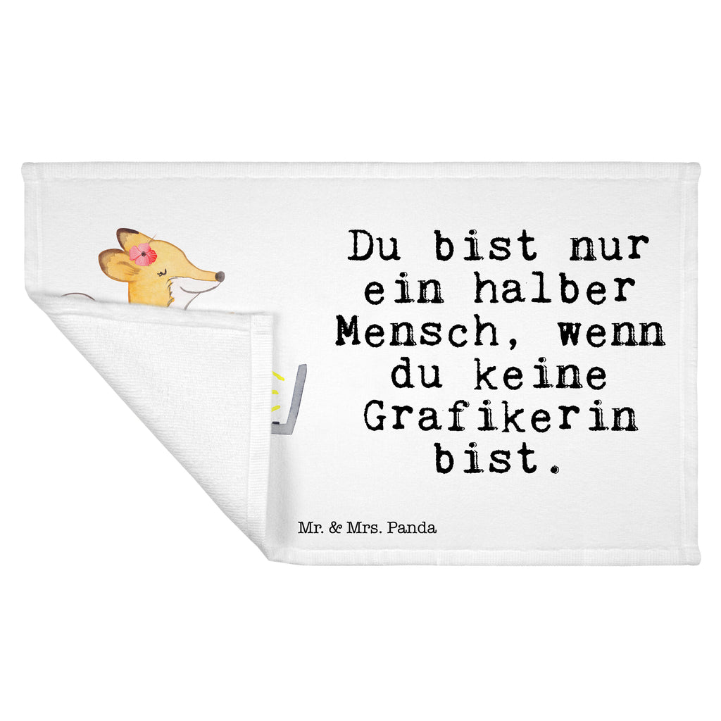 Handtuch Grafikerin mit Herz Gästetuch, Reisehandtuch, Sport Handtuch, Frottier, Kinder Handtuch, Beruf, Ausbildung, Jubiläum, Abschied, Rente, Kollege, Kollegin, Geschenk, Schenken, Arbeitskollege, Mitarbeiter, Firma, Danke, Dankeschön, Grafikerin, Designer, Mediengestalter, Grafikdesignerin