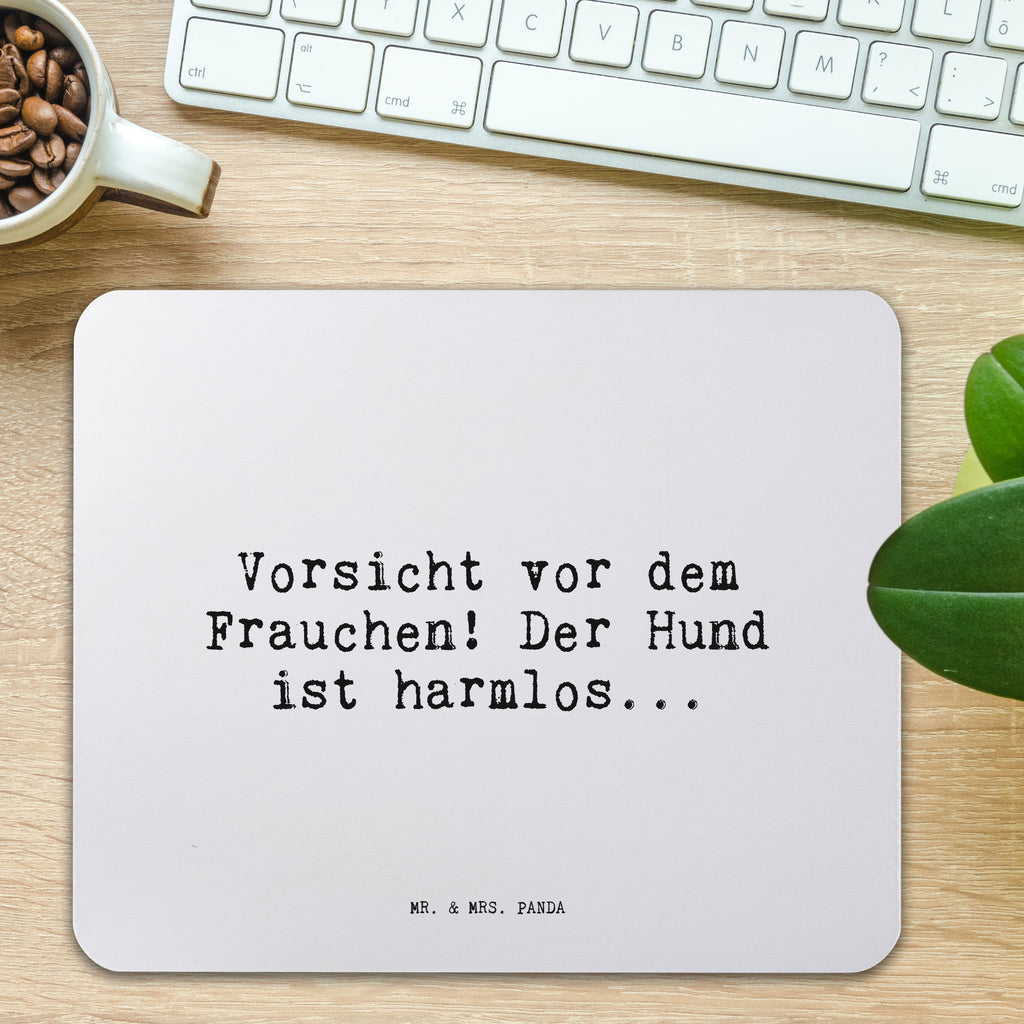 Mauspad Sprüche und Zitate Vorsicht vor dem Frauchen! Der Hund ist harmlos... Mousepad, Computer zubehör, Büroausstattung, PC Zubehör, Arbeitszimmer, Mauspad, Einzigartiges Mauspad, Designer Mauspad, Mausunterlage, Mauspad Büro, Spruch, Sprüche, lustige Sprüche, Weisheiten, Zitate, Spruch Geschenke, Spruch Sprüche Weisheiten Zitate Lustig Weisheit Worte