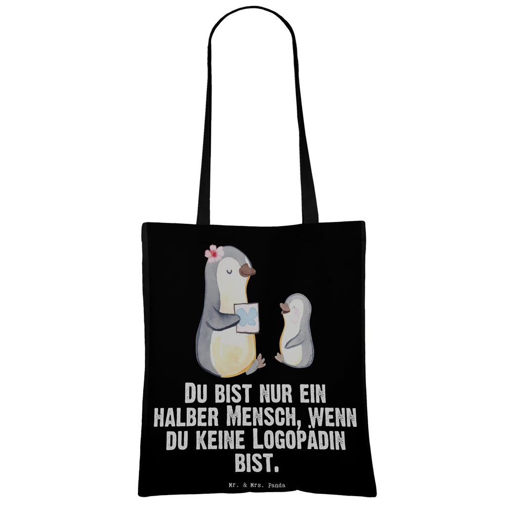 Tragetasche Logopädin mit Herz Beuteltasche, Beutel, Einkaufstasche, Jutebeutel, Stoffbeutel, Tasche, Shopper, Umhängetasche, Strandtasche, Schultertasche, Stofftasche, Tragetasche, Badetasche, Jutetasche, Einkaufstüte, Laptoptasche, Beruf, Ausbildung, Jubiläum, Abschied, Rente, Kollege, Kollegin, Geschenk, Schenken, Arbeitskollege, Mitarbeiter, Firma, Danke, Dankeschön, Logopädin, Logopädie, Studium