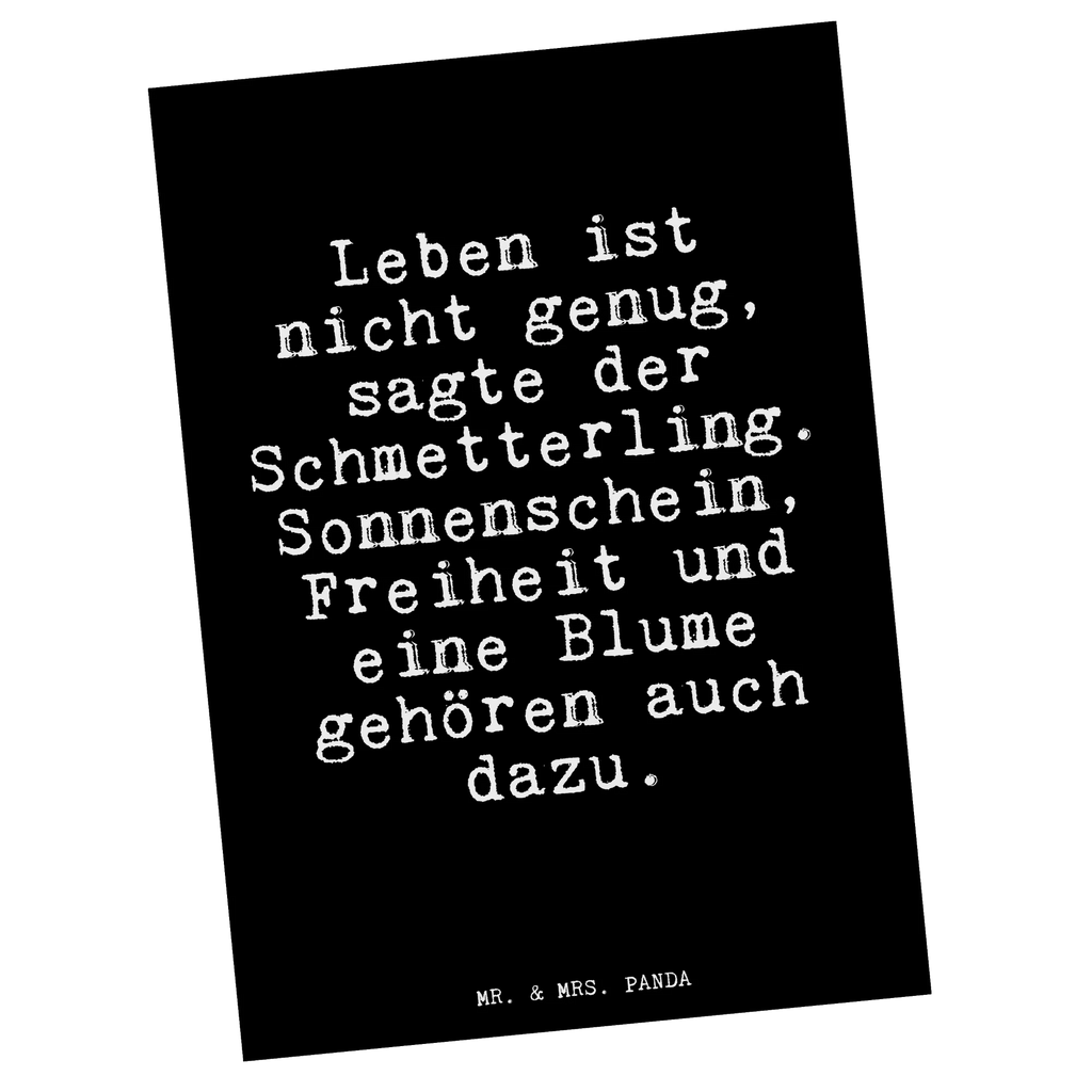 Postkarte Leben ist nicht genug,... Postkarte, Karte, Geschenkkarte, Grußkarte, Einladung, Ansichtskarte, Geburtstagskarte, Einladungskarte, Dankeskarte, Ansichtskarten, Einladung Geburtstag, Einladungskarten Geburtstag, Spruch, Sprüche, lustige Sprüche, Weisheiten, Zitate, Spruch Geschenke, Glizer Spruch Sprüche Weisheiten Zitate Lustig Weisheit Worte