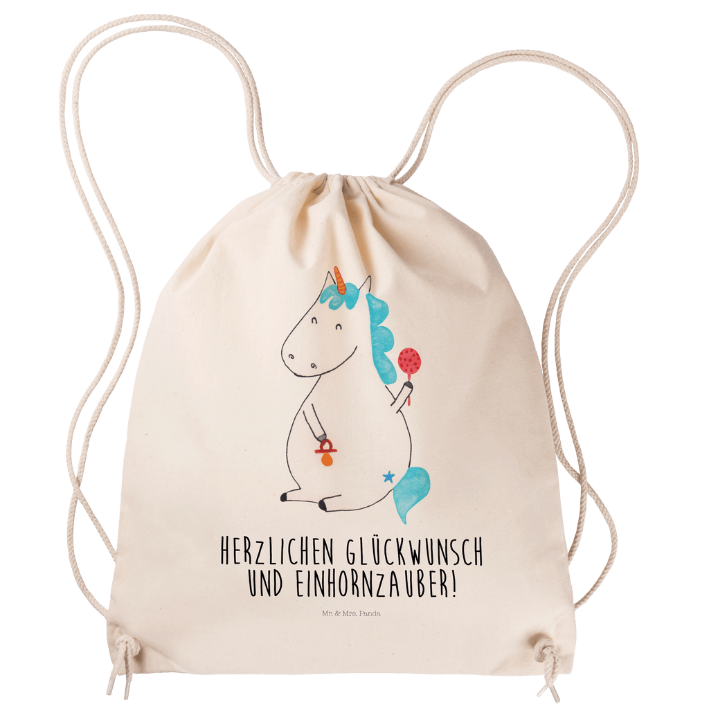 Sportbeutel Einhorn Baby Sportbeutel, Turnbeutel, Beutel, Sporttasche, Tasche, Stoffbeutel, Sportbeutel Kinder, Gymsack, Beutel Rucksack, Kleine Sporttasche, Sportzubehör, Turnbeutel Baumwolle, Einhorn, Einhörner, Einhorn Deko, Pegasus, Unicorn, Mutter, Geburt, Geburtstag, erstes Kind, Baby, Babyglück, Nachwuchs, Eltern, Party, Kind, Schnuller