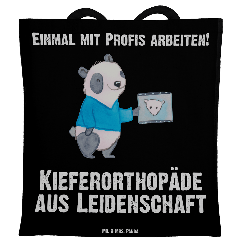 Tragetasche Kieferorthopäde aus Leidenschaft Beuteltasche, Beutel, Einkaufstasche, Jutebeutel, Stoffbeutel, Beruf, Ausbildung, Jubiläum, Abschied, Rente, Kollege, Kollegin, Geschenk, Schenken, Arbeitskollege, Mitarbeiter, Firma, Danke, Dankeschön