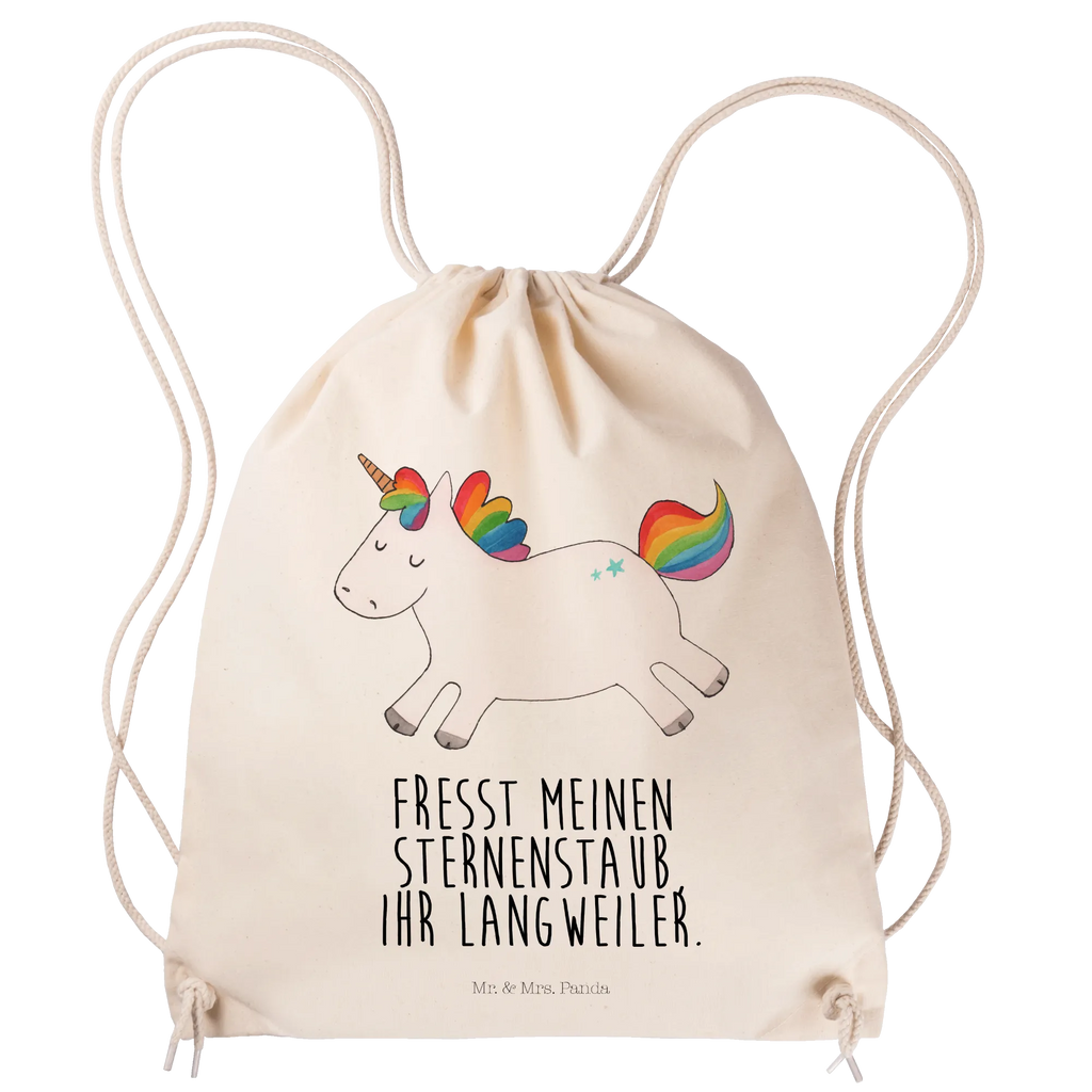 Sportbeutel Einhorn Happy Sportbeutel, Turnbeutel, Beutel, Sporttasche, Tasche, Stoffbeutel, Sportbeutel Kinder, Gymsack, Beutel Rucksack, Kleine Sporttasche, Sportzubehör, Turnbeutel Baumwolle, Einhorn, Einhörner, Einhorn Deko, Pegasus, Unicorn, glücklich, fröhlich, Spaß, Freude, Lebensfreude, witzig, spannend, Lächeln, Lachen