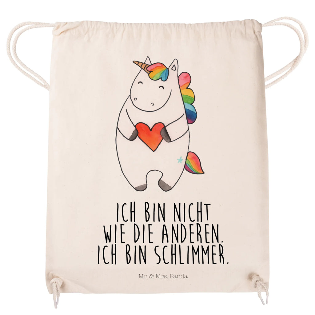 Sportbeutel Einhorn Herz Sportbeutel, Turnbeutel, Beutel, Sporttasche, Tasche, Stoffbeutel, Sportbeutel Kinder, Gymsack, Beutel Rucksack, Kleine Sporttasche, Sportzubehör, Turnbeutel Baumwolle, Einhorn, Einhörner, Einhorn Deko, Pegasus, Unicorn, Herz, schlimm, böse, witzig, lustig, Freundin, anders, bunt