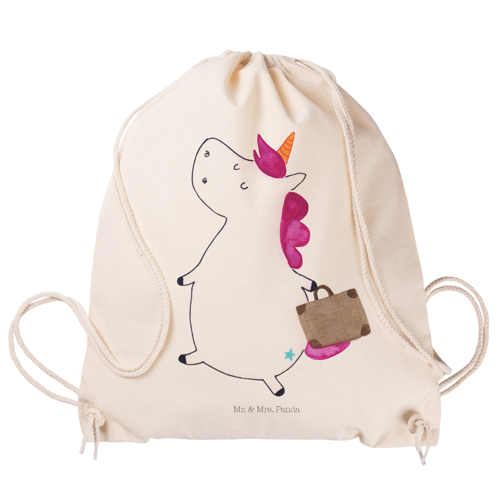 Sportbeutel Einhorn Koffer Sportbeutel, Turnbeutel, Beutel, Sporttasche, Tasche, Stoffbeutel, Sportbeutel Kinder, Gymsack, Beutel Rucksack, Kleine Sporttasche, Sportzubehör, Turnbeutel Baumwolle, Einhorn, Einhörner, Einhorn Deko, Pegasus, Unicorn, unicorn, Koffer, Verreisen, Reise, Gepäck, Abenteuer, Erwachsen, Kind, albern, Spaß, lustig, witzig