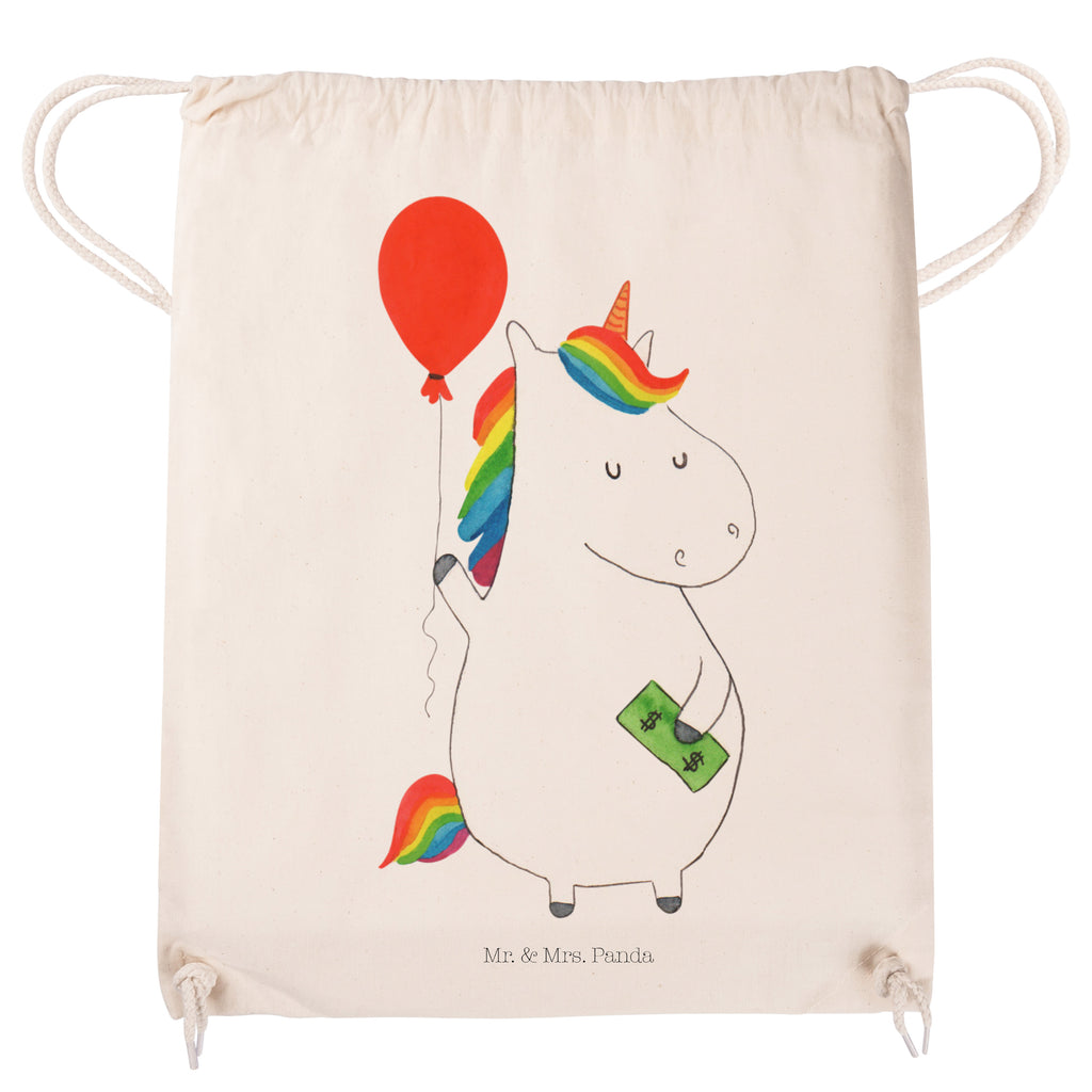 Sportbeutel Einhorn Luftballon Sportbeutel, Turnbeutel, Beutel, Sporttasche, Tasche, Stoffbeutel, Sportbeutel Kinder, Gymsack, Beutel Rucksack, Kleine Sporttasche, Sportzubehör, Turnbeutel Baumwolle, Einhorn, Einhörner, Einhorn Deko, Pegasus, Unicorn, Luftballon, Geld, Lebenslust, Freude, Geschenk, Freundin